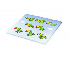 Animated Game Bird Toucan Cutting Board