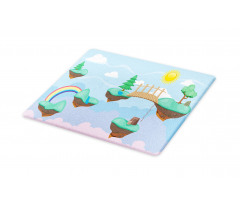 Flying Islands Game Platform Cutting Board