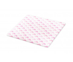 Cutsy Love Flamingos Art Cutting Board