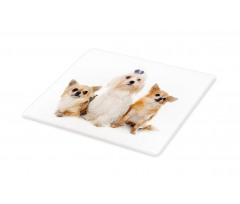 Chihuahua and Maltese Dogs Cutting Board