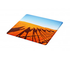 Camel Caravan Silhouette Cutting Board