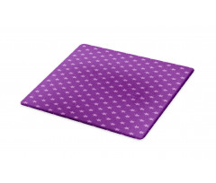 Purple Color Palette Shapes Cutting Board