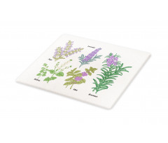 Botanical Infographic Plants Cutting Board