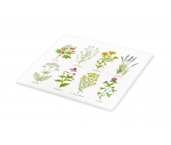 Natural Cosmetics Flowers Cutting Board