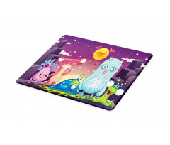 Funky and Happy Characters Cutting Board