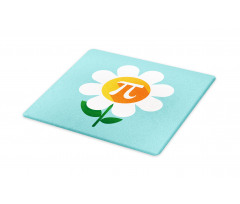 Number on Cartoon Daisy Cutting Board