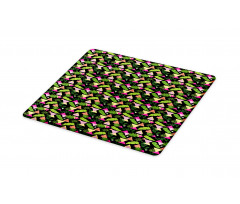 Exotic Leaves Triangles Cutting Board