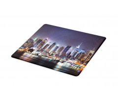 Manhattan Skyline at Night Cutting Board