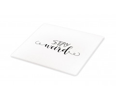 Empowering Calligraphy Cutting Board