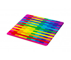 Vibrant Tones Multicolored Cutting Board