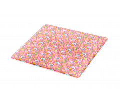 Colorful Eastern Floral Cutting Board