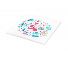 Fox Flowers and Floral Items Cutting Board