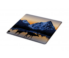 Mountain Deer by the Lake Cutting Board