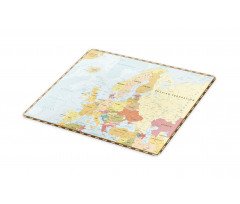 Scandinavian Region Mapping Cutting Board