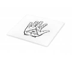 Psychic Hand Magic Eye Cutting Board