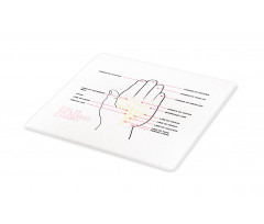 Palm Reading Chart Design Cutting Board