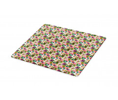 Tender Flowers Pattern Cutting Board