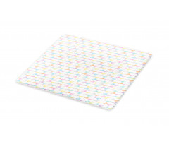 Colorful Sparrows Dots Cutting Board