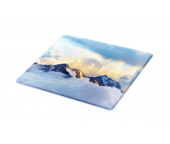 Snowy and Cloudy Peak Cutting Board