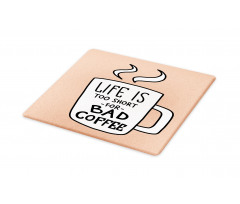 Coffee Lover Mug Concept Cutting Board