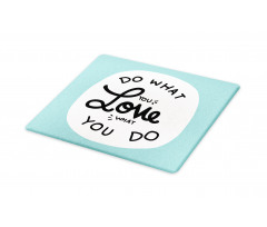 Positive Simple Wording Cutting Board