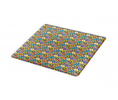 Geometric Hibiscus Aloha Cutting Board