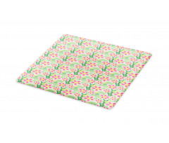 Pastel Large Flower Petals Cutting Board