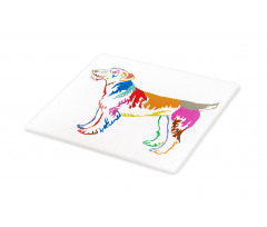 Terrier Shadows Sketch Cutting Board