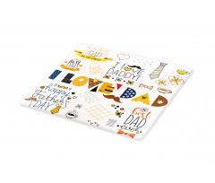Calligraphic Doodle Cutting Board