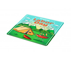 Mountainous Landscape Cutting Board