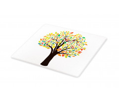 Autumnal Leaves Forest Flora Cutting Board