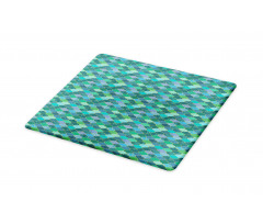 Grunge Art Moroccan Grid Cutting Board