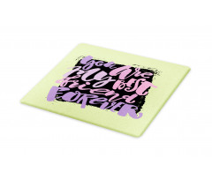 Vivid Words Lettering Cutting Board