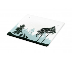 Forest Silhouette Art Cutting Board