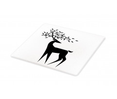 Abstract Reindeer Leaf Cutting Board