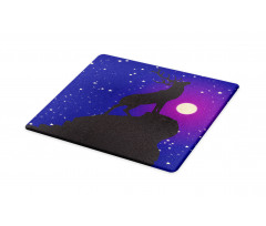 Elk Silhouette Night Cutting Board