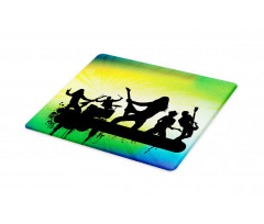 Energetic Rock Band Cutting Board