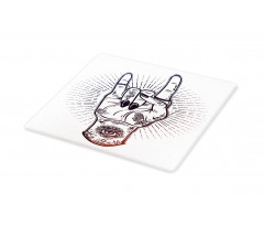 Tattooed Hand Raised Cutting Board