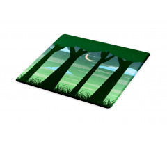 Dreamy Forest at Night Cutting Board