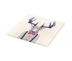 Humorous Deer with Jazz Bow Cutting Board