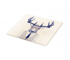 Humanized Manly Deer Art Cutting Board