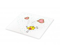 Love Bird Heart Cutting Board