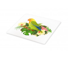 Exotic Agapornis Parrot Cutting Board