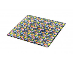 Avian Animal Spring Flowers Cutting Board