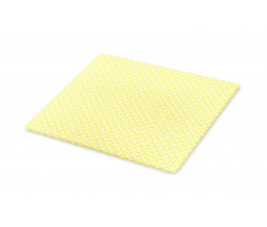 Yellow Squares and Motifs Cutting Board