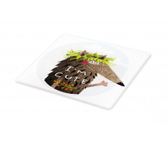 Funny Animal with Berries Cutting Board