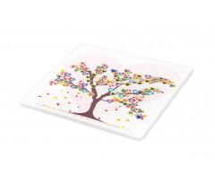 Tree with Leaves Floral Cutting Board