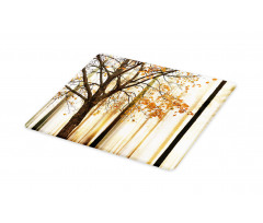 Tree in Abstract Woods Cutting Board