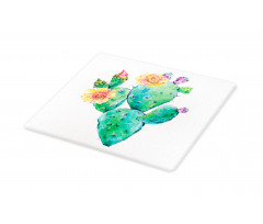 Cactus with Flowers Cutting Board