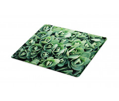 Macro Blooming Leaves Cutting Board